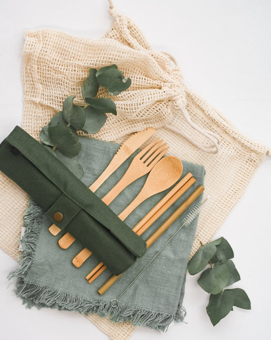 Reusable Bamboo Cutlery Set
