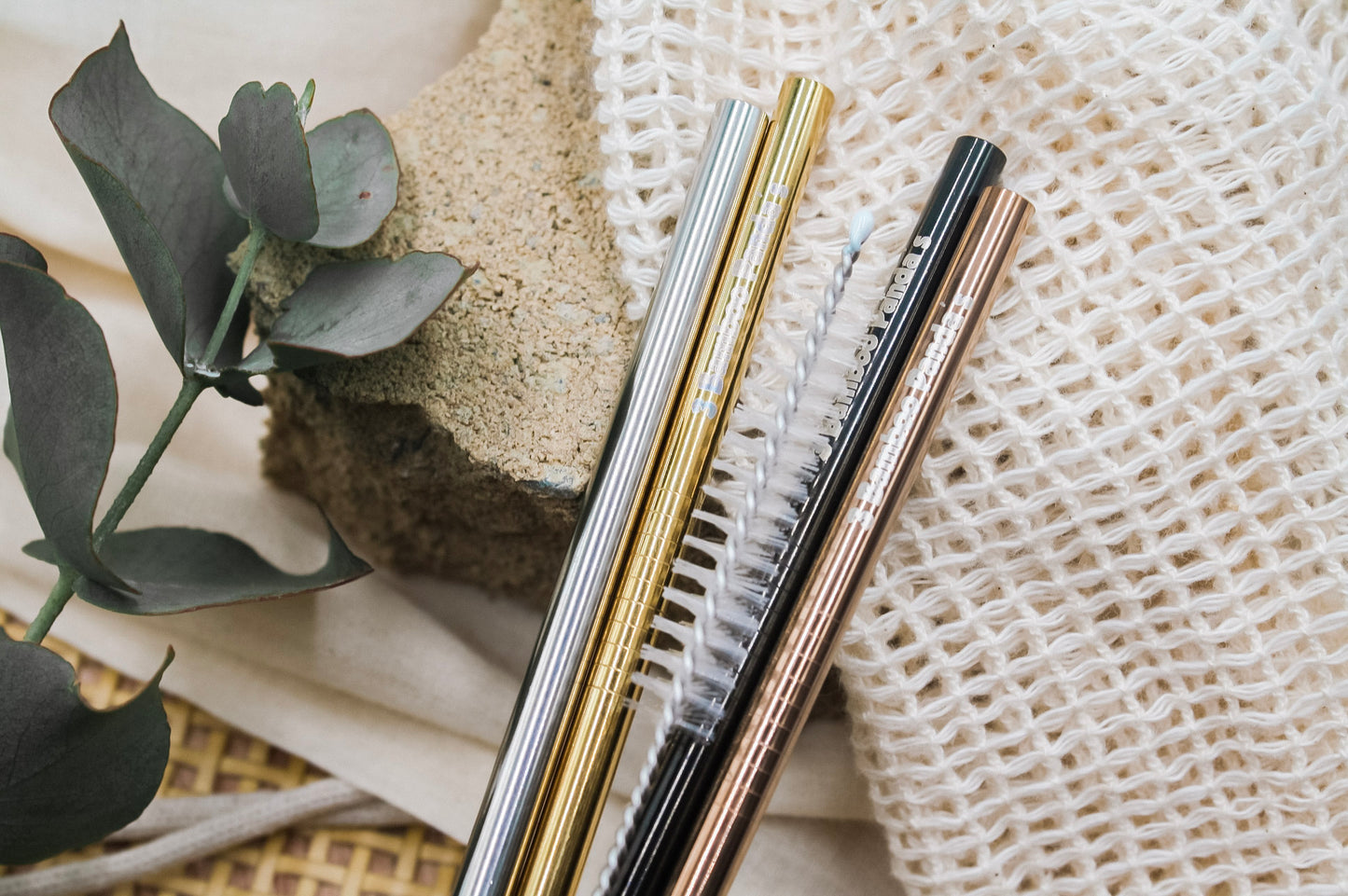 Stainless Steel Straws (Pack of 5)