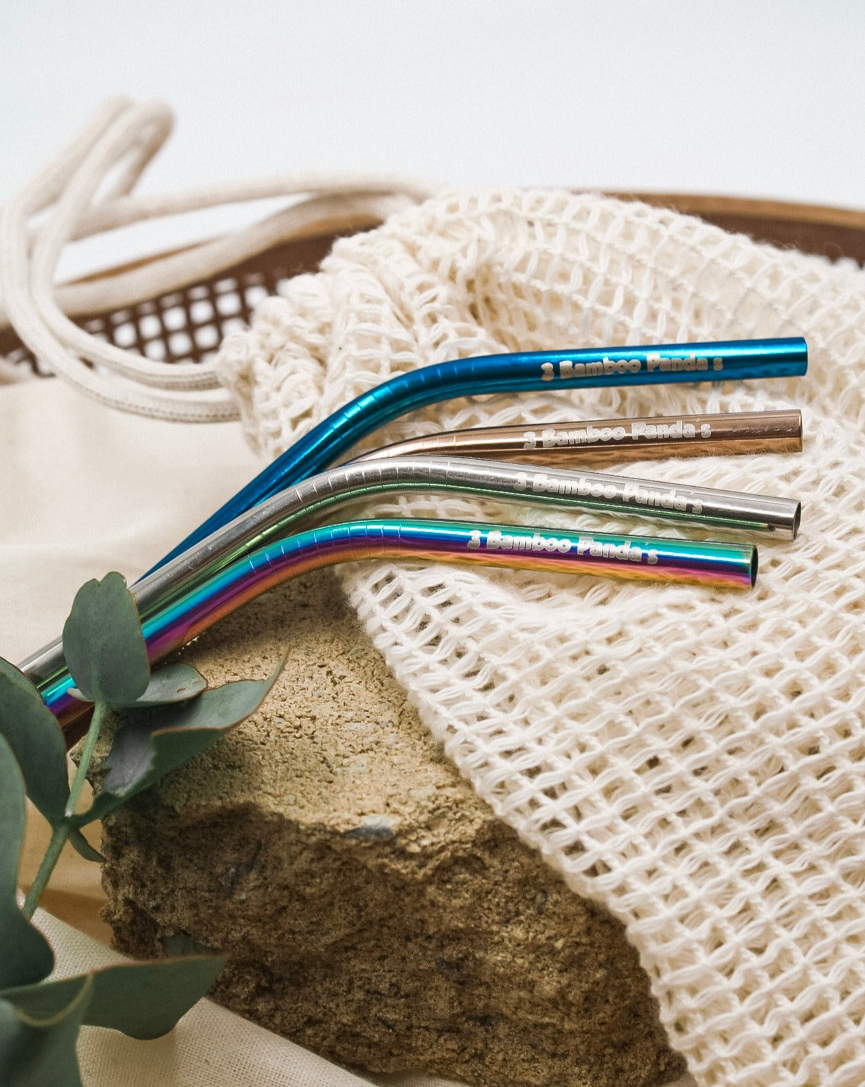 Stainless Steel Straws (Coloured)