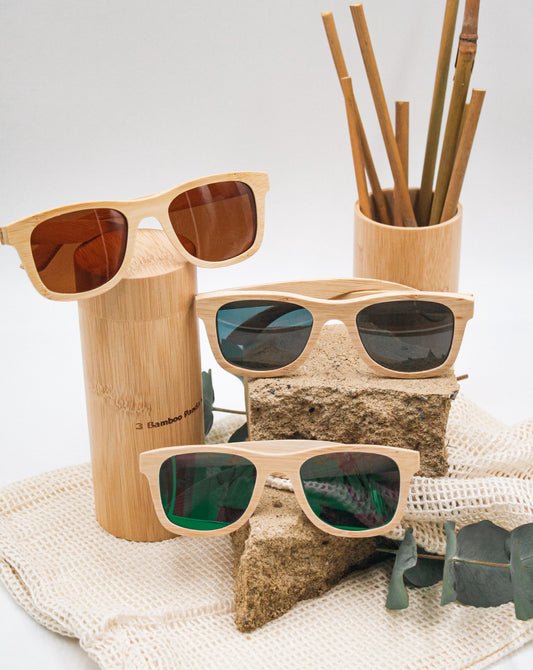 Bamboo Sunglasses with Case